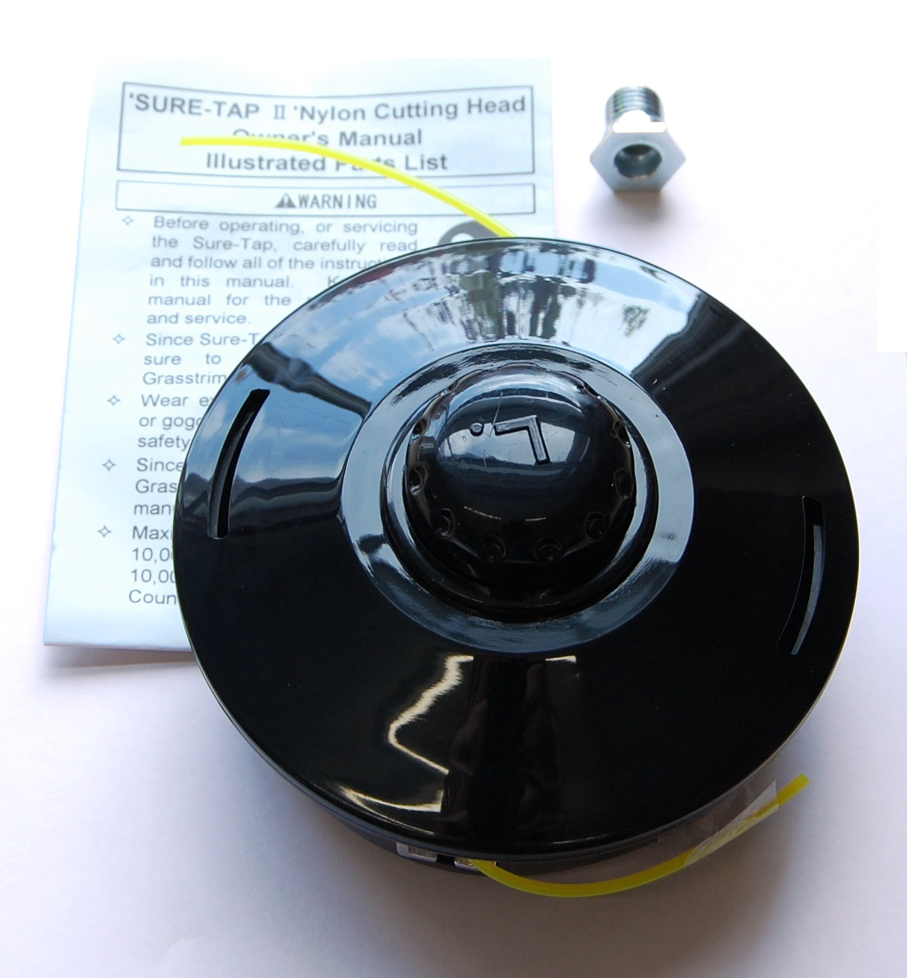 Sure Tap Nylon Cutting Head (Spool Assembly Inc. Line) W/M8 X 1.25LFH NUT - 726455