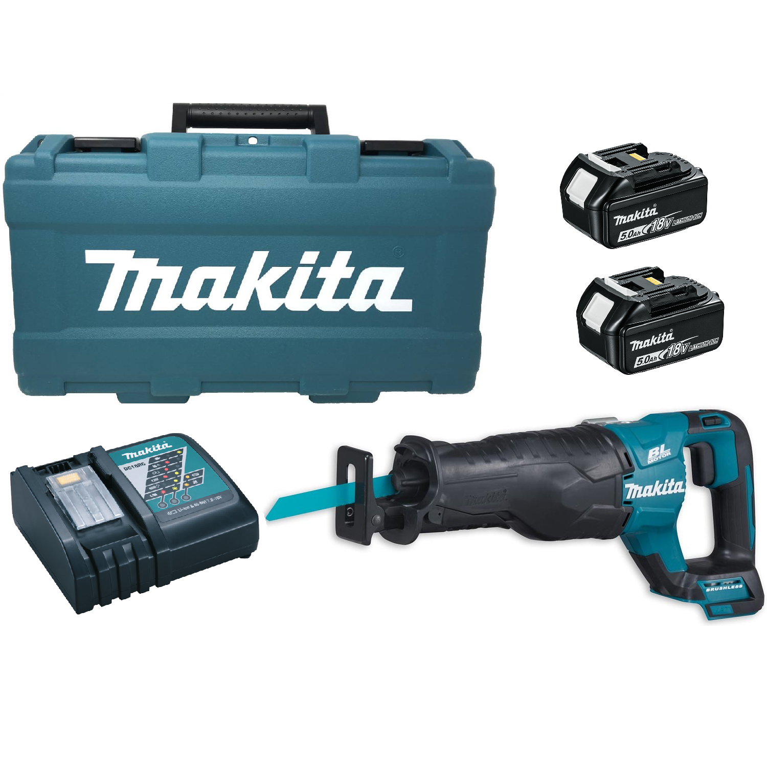 Makita DJR187RTE 18v LXT Brushless Reciprocating Saw