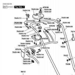 Allett Kensington 12E spare parts
