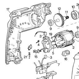 Black & Decker 6037 spare parts