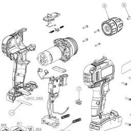 Black & Decker BCD703C1 spare parts