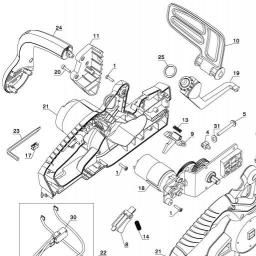 Black & Decker CCS818 Chainsaw spare parts