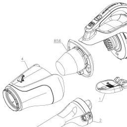 Black & Decker CHV1210 spare parts