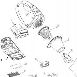 Black & Decker CHV1500 spare parts