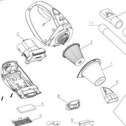 Black & Decker CHV1600 spare parts