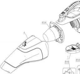 Black & Decker CHV9610 spare parts