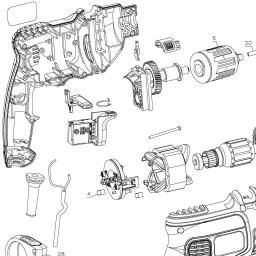 Black & Decker DR670 spare parts