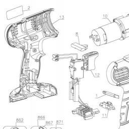 Black & Decker GCO1440SB-2 spare parts
