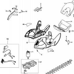 Black & Decker GTC610 spare parts