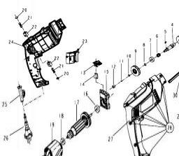 Black & Decker HD555 spare parts
