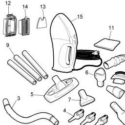 Black & Decker HV6000 spare parts