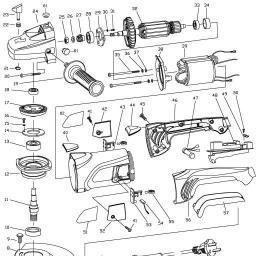 Black & Decker KG2001 Angle Grinder spare parts