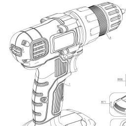 Black & Decker LDX120SB spare parts