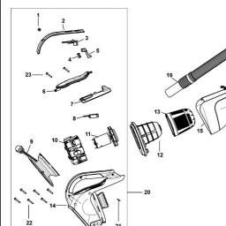 Black & Decker ADV1220 CAR VACUUM spare parts