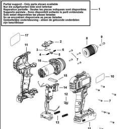 Black & Decker BCD002 spare parts