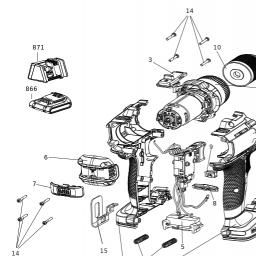 Black & Decker BCD382D2XK spare parts