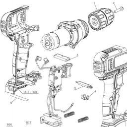 Black & Decker BCD70250PK spare parts