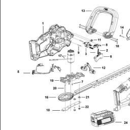 Black & Decker BCHTS36 spare parts