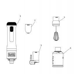 Black & Decker BCKM1014KR spare parts