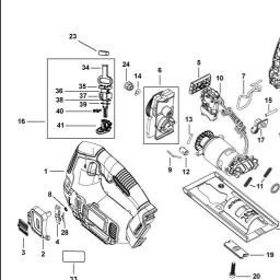 Black & Decker BDCJS18 JIGSAW spare parts