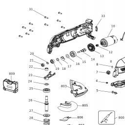 Black & Decker BDCOS18D1K spare parts