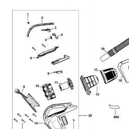 Black & Decker BDCV610 spare parts