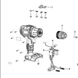 Black & Decker BDKH18 spare parts