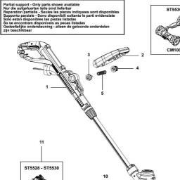 Black & Decker BDT555KIT spare parts