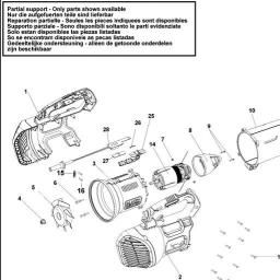 Black & Decker BEBL185 spare parts
