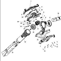 Black & Decker BEBLV260 spare parts