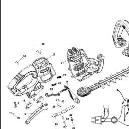 Black & Decker BEHTS501 spare parts