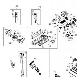 Black & Decker BHFEA640WG spare parts