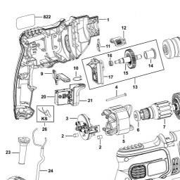 Black & Decker BPDH7013 spare parts