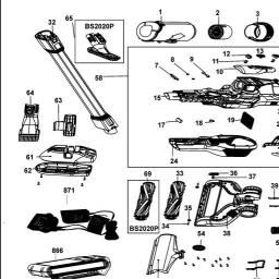 Black & Decker BSV2020R spare parts