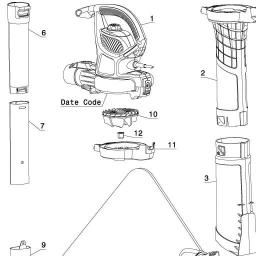 Black & Decker BV3600 spare parts