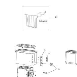 Black & Decker BXTO820E spare parts