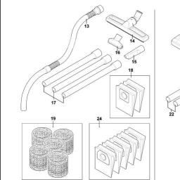 Black & Decker BXVC20PE VACUUM CLEANER spare parts