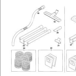 Black & Decker BXVC20XTE VACUUM CLEANER spare parts