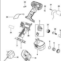 Black & Decker CD12100KM spare parts