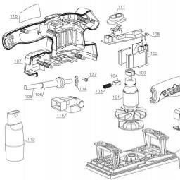 Black & Decker CD455 spare parts