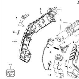 Black & Decker CHS600 Cutsaw spare parts