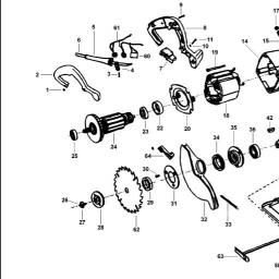 Black & Decker CS714 Circular Saw spare parts