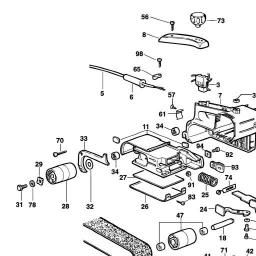 DeWalt D430-04 Belt Sander spare parts