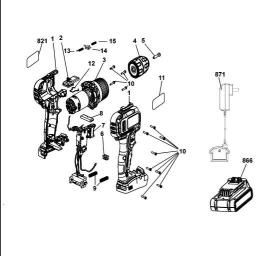 Black & Decker EBCD704 spare parts