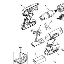 Black & Decker EBDCD8 spare parts
