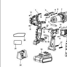 Black & Decker EGBL144K CORDLESS DRILL spare parts