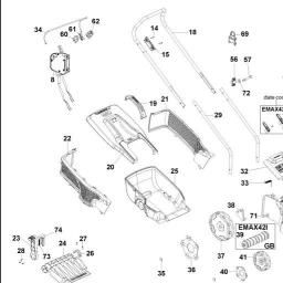 Black & Decker EMAX42 ROTARY MOWER spare parts