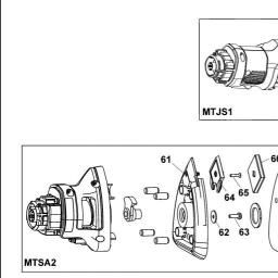 Black & Decker EVO143 MULTITOOL spare parts