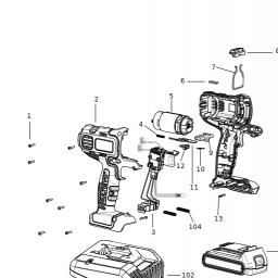 Black & Decker EVO183C2 spare parts