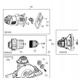 Black & Decker EVO185G1 spare parts